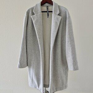 Vuori Soho Melton Trench in Light Heather Grey